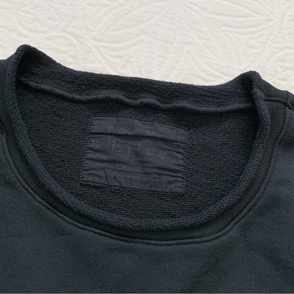 Frank & Eileen Anna Triple Fleece Long-Sleeve Capelet, Black - Picture 6 of 9